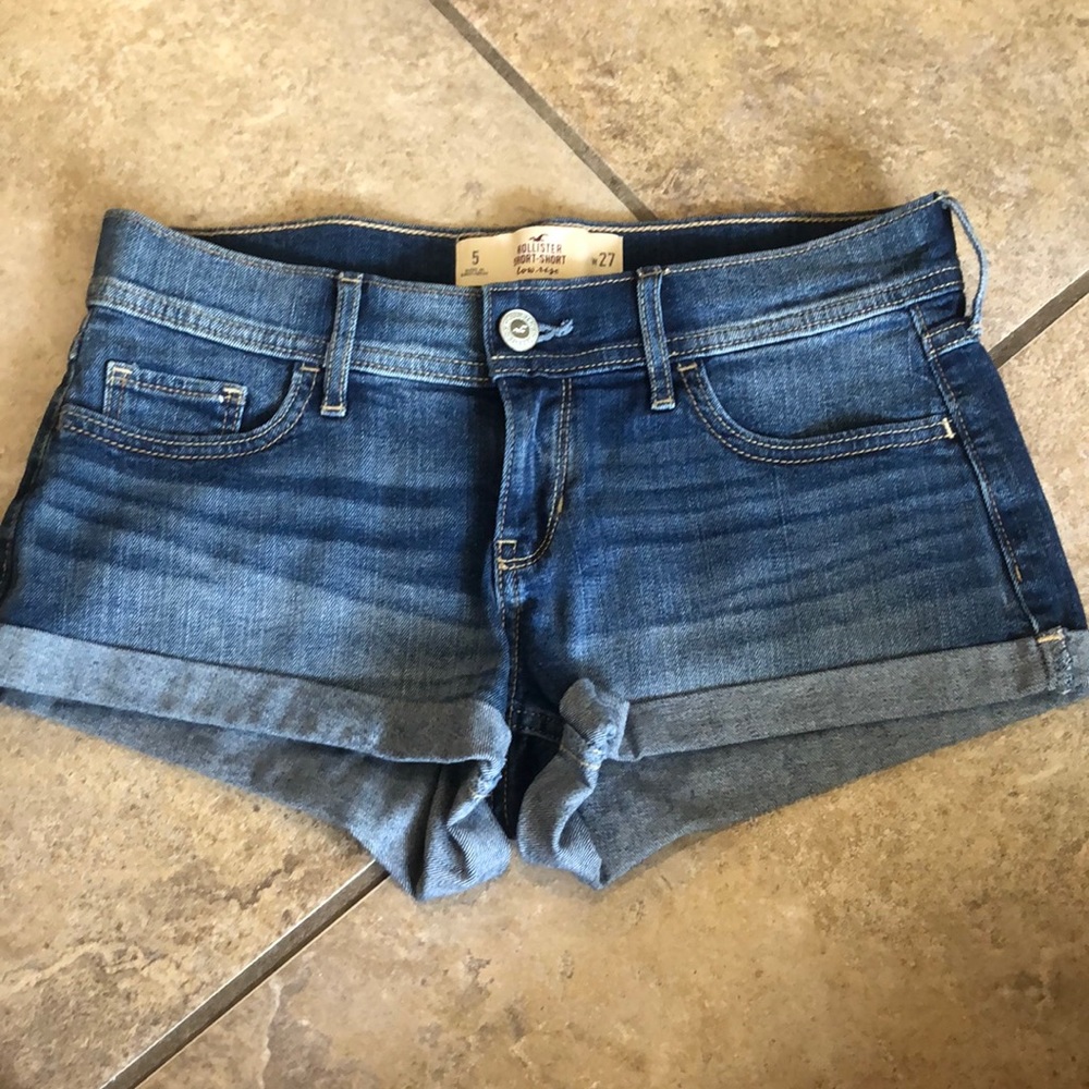 Hollister jean shorts